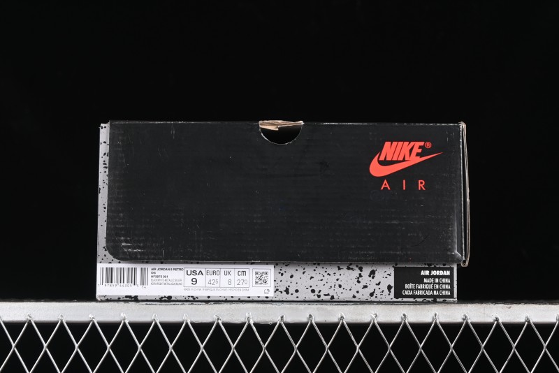 Nike Air Jordan 5 Retro Black Metallic Reimagined Basketball Shoes - HF3975-001