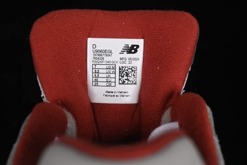 Joe Freshgoods x New Balance 9060 Retro Running Sneakers with ABZORB Cushioning - U9060EGL