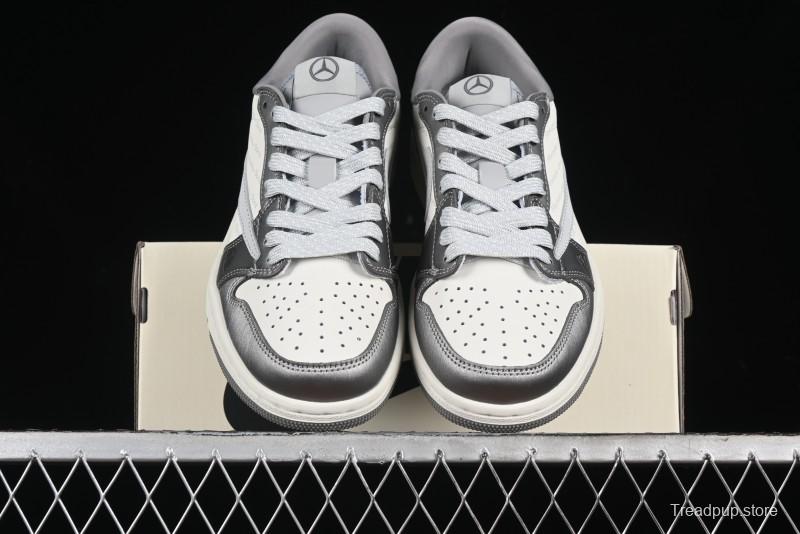 Nike Travis Scott x Fragment Design x Air Jordan 1 Low OG SP AJ1 Culture Casual Sneakers - AG3702-802