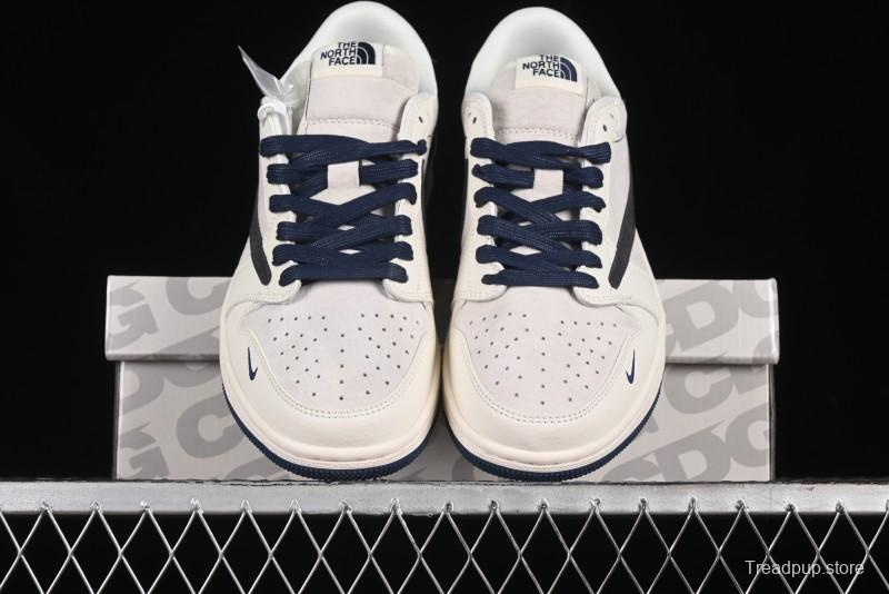 Nike Travis Scott x Fragment Design x Air Jordan 1 Low OG SP AJ1 Low Top Casual Sneakers - XY2688-110