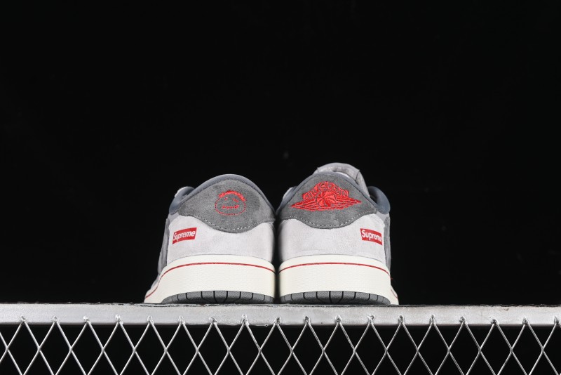 Nike Travis Scott x Fragment Design x Air Jordan 1 Low OG SP AJ1 Supreme Collaboration - JH6089-005