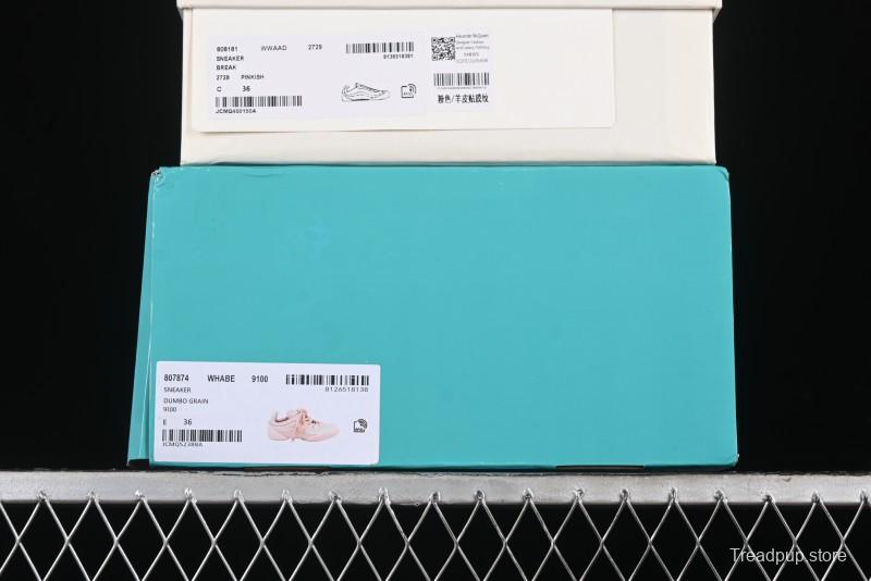 Alexander McQueen Flexion Retro Sneakers in Pink with Anatomical Design and Split Sole - 2024s