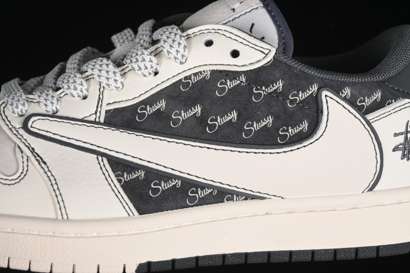 Nike Air Jordan 1 Low OG SP Travis Scott x Fragment Design Collaboration Sneakers - SJ2068-123