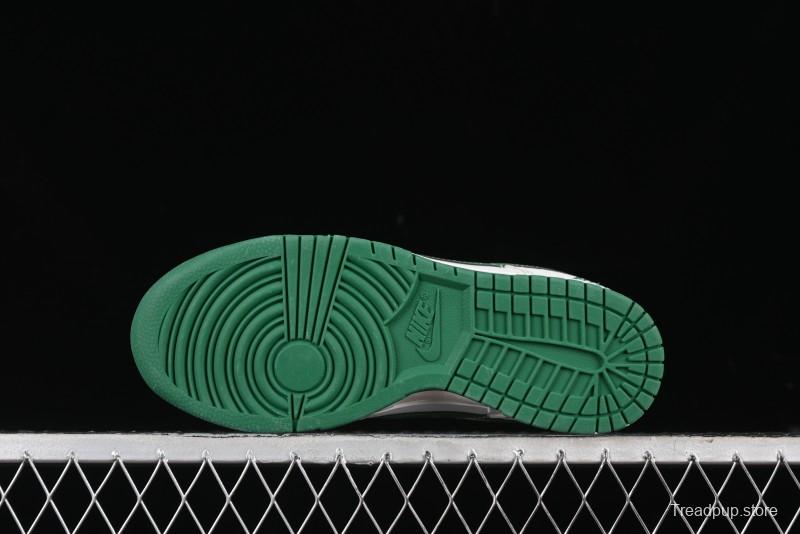 Nike SB Dunk Low Anniversary Customized Casual Sneakers with Green Swoosh - KK1888-013