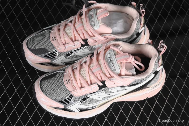 Off-White Be Right Low-Top Lifestyle Sneakers in White Pink - X.E5