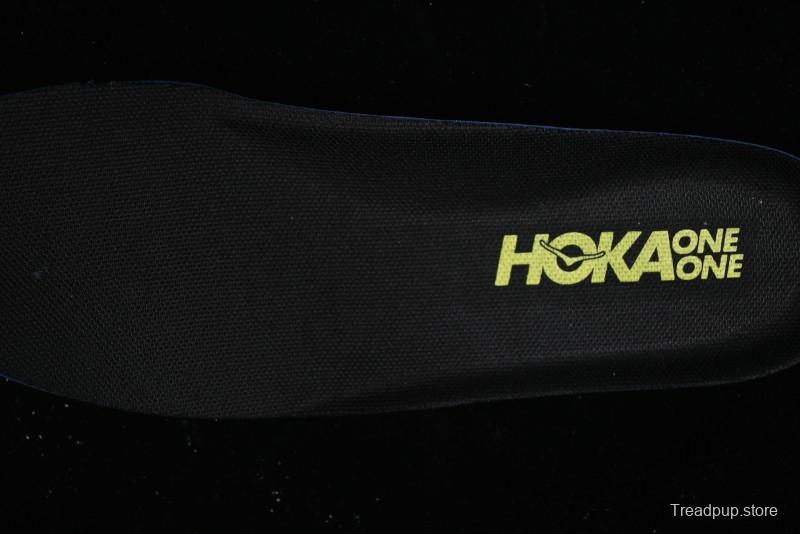 Hoka Mafate Three 2 Ultra-Lightweight Cushioned Trail Running Shoes with Vibram Outsole - 1141572 BHK