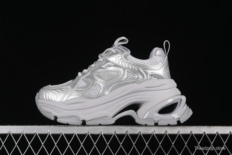 GG-CC Platform Sneakers with Chunky Sole for Casual Wear and Running - G24X9833