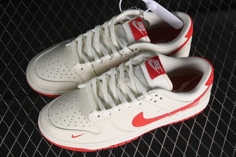 Nike SB Dunk Low Supreme Collaboration Anniversary Customized Low-Top Casual Sneakers - KK1688-031
