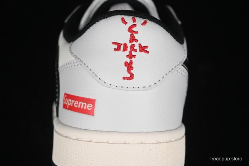 Nike Travis Scott x Fragment Design x Air Jordan 1 Low OG SP AJ1 Supreme Collaboration - Mist Blue Low-top Casual Sneakers - SJ2068-119