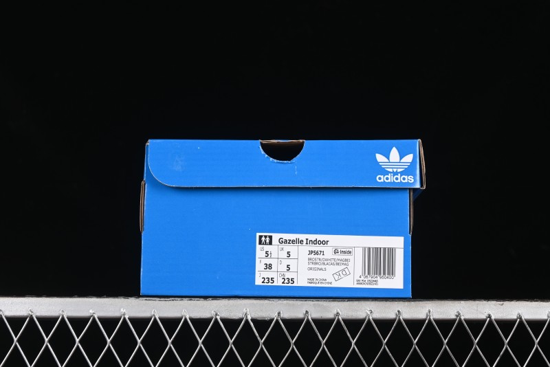 Adidas Originals Gazelle Indoor Retro Casual Slip-Resistant Wear-Resistant Low-Top Sneakers - JP5671