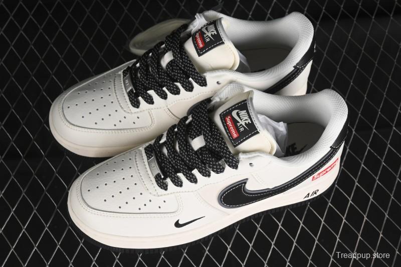 Nike Air Force 1 '07 Low Supreme Collaboration - White Black - XZ3368-001