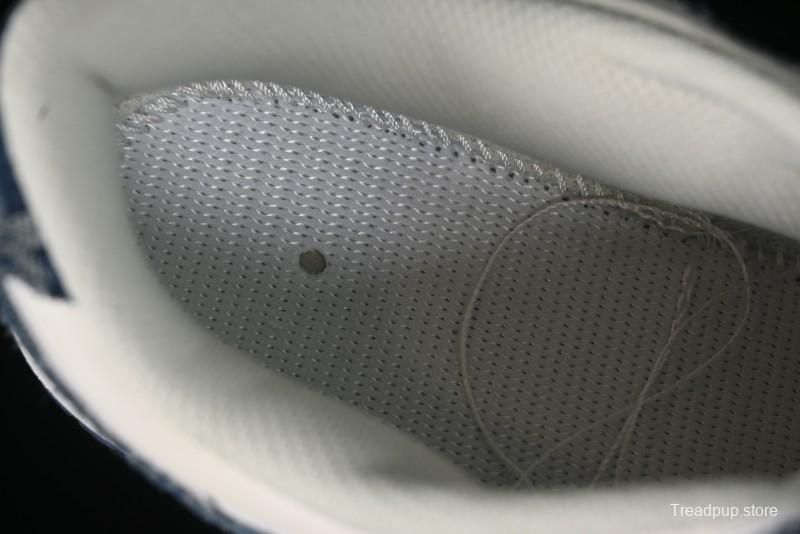 Nike SB Dunk Low LV Collaboration - Dark Blue Denim White Blue Swoosh Anniversary High-End Custom Low-Top Casual Sneakers - DJ2024-008