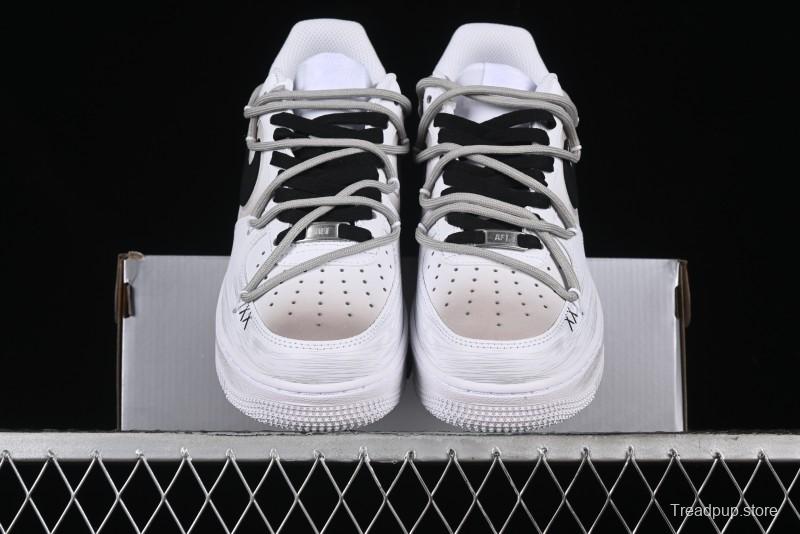 Nike Air Force 1 '07 Low Retro Street Spray Paint Anime Theme Maillard Style Casual Sneakers with Strap - ZH0316-039