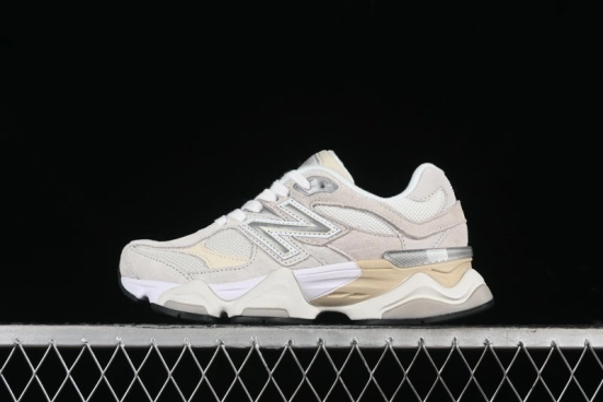 Joe Freshgoods x New Balance NB9060 Retro Casual Running Sneakers with ABZORB Cushioning - U9060WHT