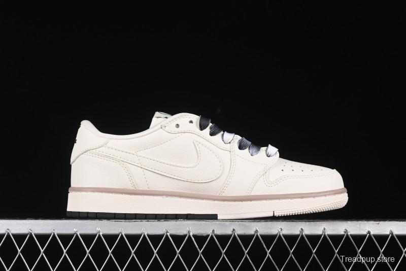 Nike Travis Scott x Fragment Design x Air Jordan 1 Low OG SP AJ1 Sneakers - CF3688-018