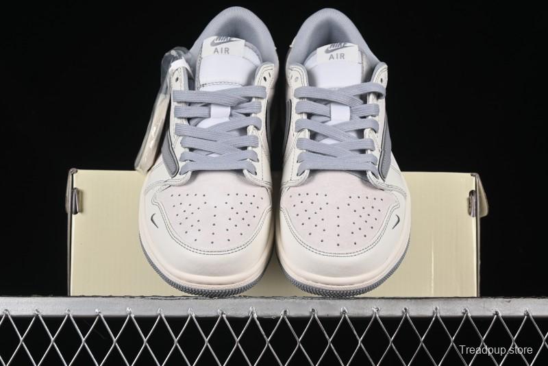 Nike Travis Scott x Fragment Design x Air Jordan 1 Low OG SP AJ1 Supreme Collaboration - XZ2268-003