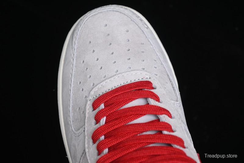 Nike Air Force 1 '07 Low Halloween Collaboration - Red Grey Pig Version Low Top Casual Sneakers - KK1988-020