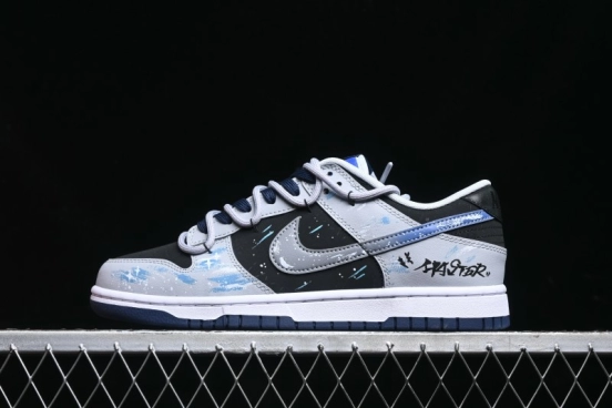 Nike Dunk Low Retro Casual Sneakers with Cosmic Star Eye Design - FQ8826-100