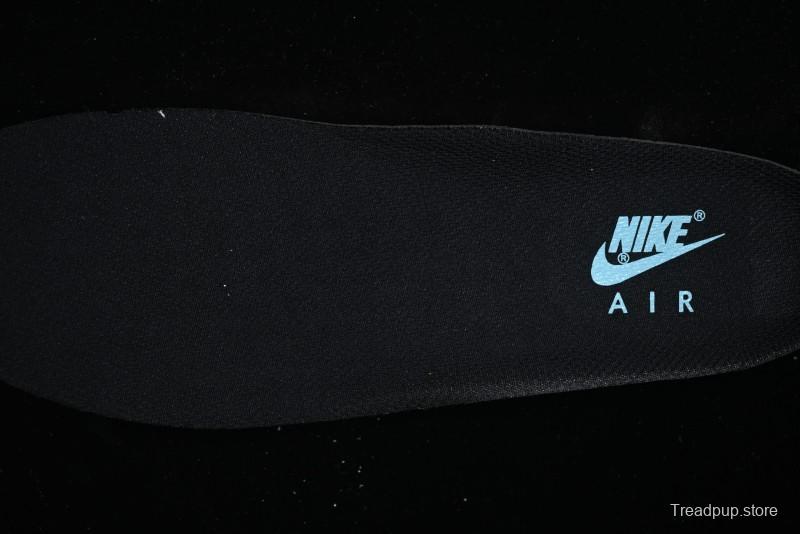 Nike Air Force 1 '07 Low Stussy Collaboration - Black Tiffany Low-Top Casual Sneakers - KK1988-030