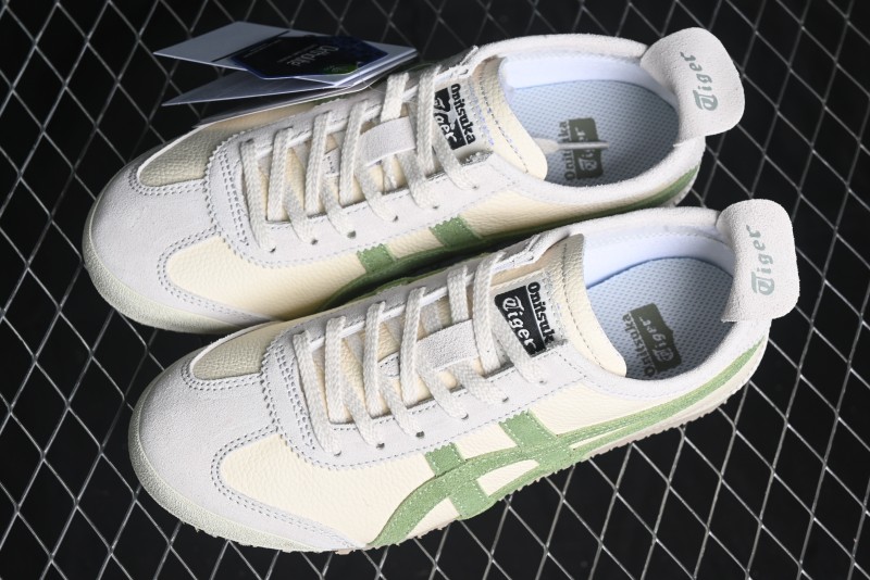 Onitsuka Tiger Mexico 66 Low-Top Leather Sneakers for Casual Running - 1183B391-202