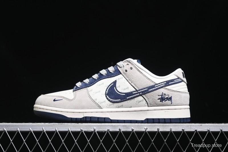 Nike SB Dunk Low Stussy Anniversary Custom Low-Top Casual Skate Shoes - FC1688-197