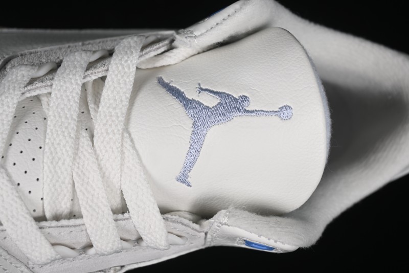 Nike Air Jordan 3 Retro "Lucky Shorts" Basketball Shoes with University Blue and White Colorway - CT8532-101