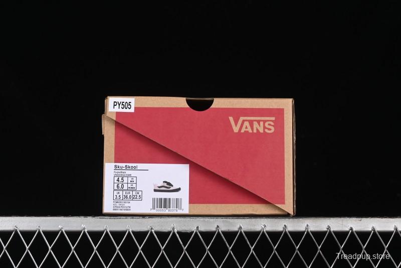 Vans Knu Skool Halloween White Black Low Top Retro Casual Vulcanized Slip On Shoes - VN0009QCSWE