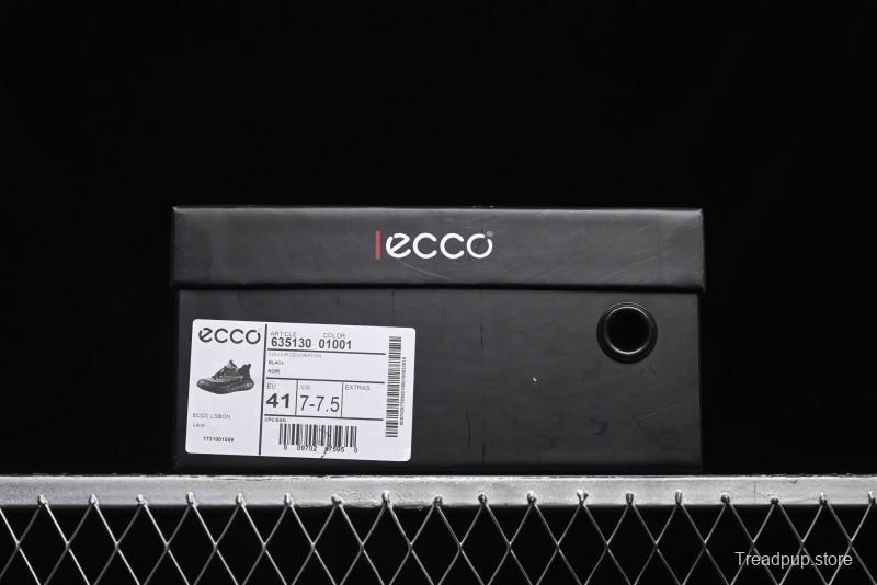 ECCO Off-Road Series Lightweight Cushioned Leather Durable Outdoor Hiking Running Shoes - 63513001001