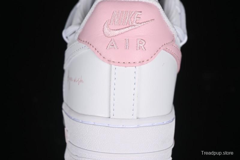 Nike Air Force 1 '07 Low Custom Spray Cherry Blossom Story Low-Top Casual Sneakers - ZH0316-052
