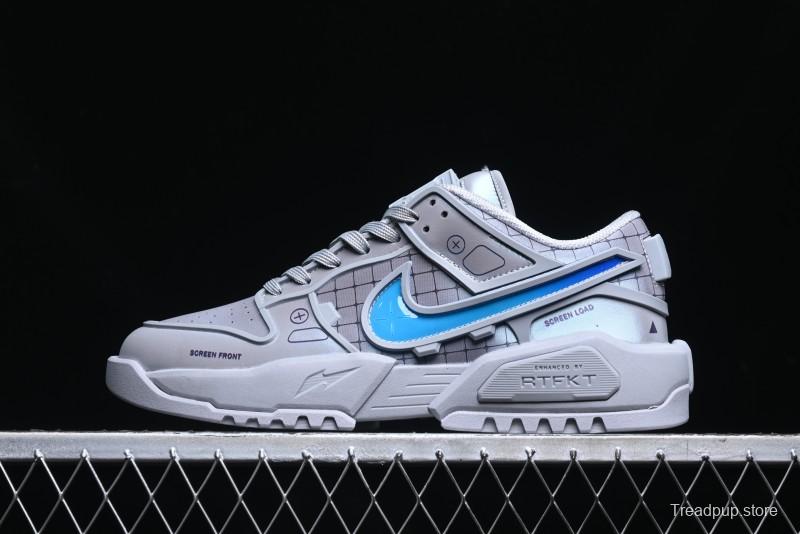 Nike Rtfkt Studios x Dunk Genesis Low OG Ghost Metaverse Series Casual Skate Shoes - HF0438-001