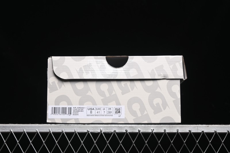 Nike Travis Scott x Fragment Design x Air Jordan 1 Low OG SP AJ1 Low Top Casual Sneakers - XS3086-001