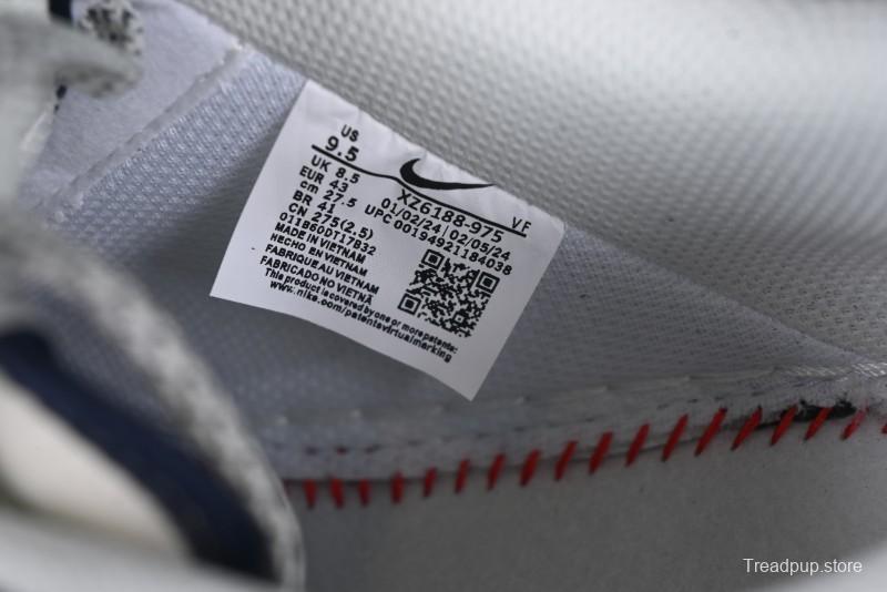 Nike Air Force 1 '07 Low The North Face Collaboration Beige Grey Navy Swoosh Casual Sneakers - XZ6188-975