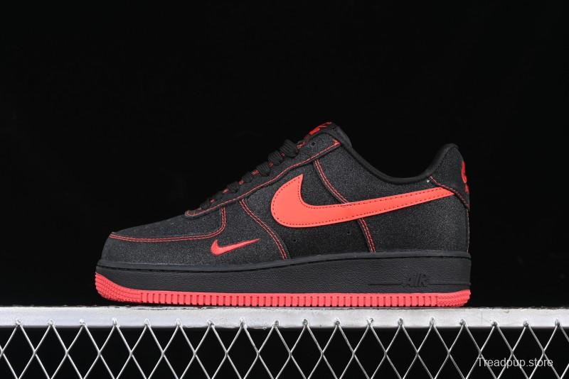 Nike Air Force 1 '07 Low Casual Sneakers in Heartbeat Orange with Full-Length Air Cushion - DF0188-015