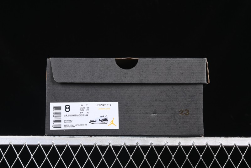 Nike Air Jordan Legacy AJ312 Low Triple Strap Sneakers - FQ7827-110