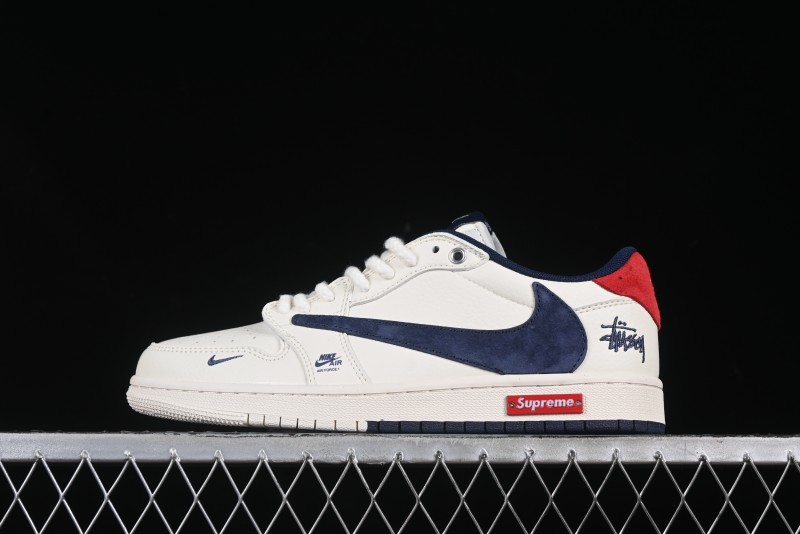 Nike Travis Scott x Fragment Design x Air Jordan 1 Low OG SP AJ1 Low Top Casual Sneakers - SJ2068-147
