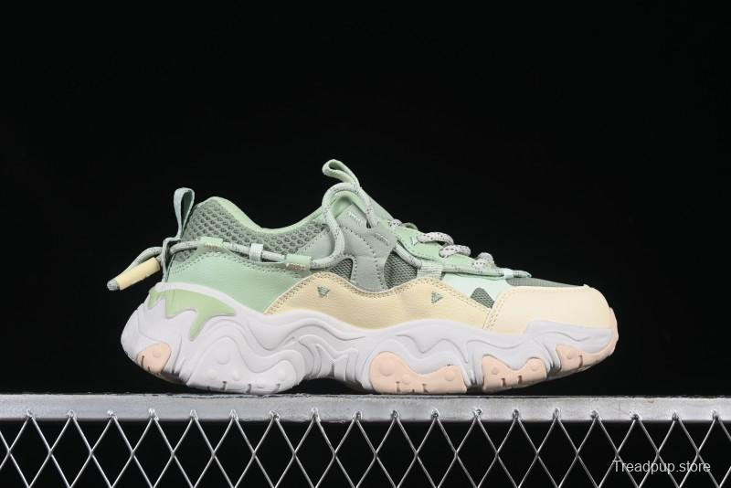 Fila Fusion Retro Mars Running Shoes with Lace-Up Design and Cushioned Sole - F12W422103FMB