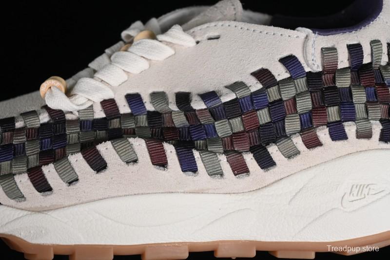 Nike Air Footscape Woven Asymmetrical Weave Slip-Resistant Low-Top Lifestyle Sneakers - FV3615-191