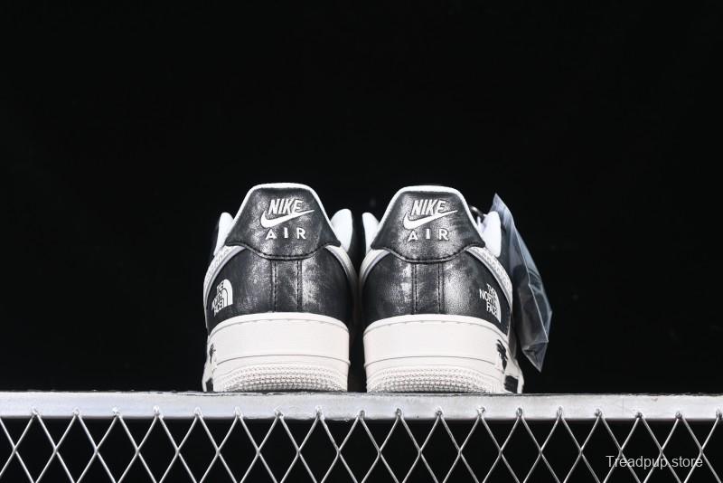 Nike Air Force 1 '07 Low The North Face Collaboration - Leather Graffiti Casual Sneakers - DM6688-008