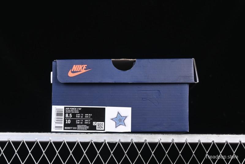 Nike Air Force 1 '07 Low Blue Star Casual Sneakers - BD0077-222