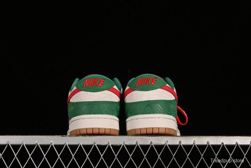 Nike SB Dunk Low Chinese New Year Limited Edition - Little Azure Dragon Anniversary High-End Custom Low-Top Casual Sneakers - XP3802-331