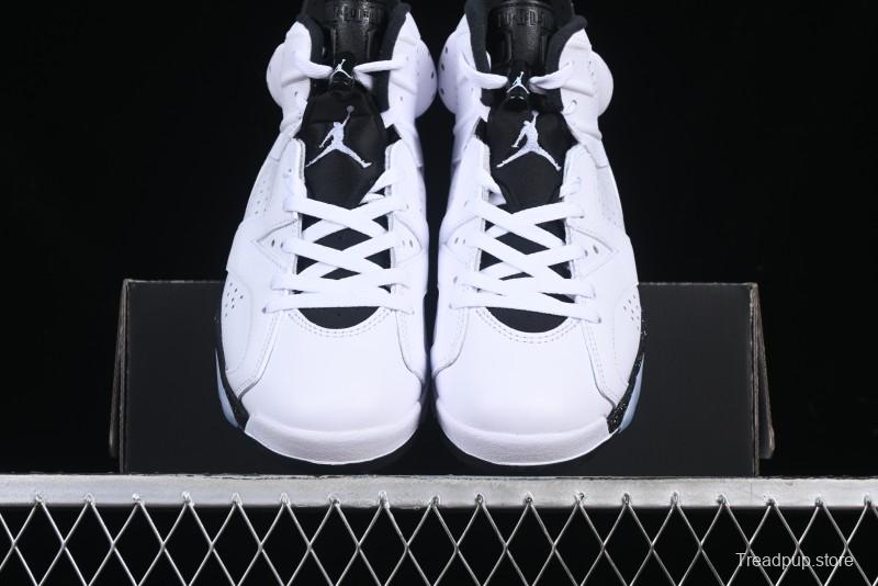 Nike Air Jordan 6 Retro White And Black Basketball Shoes - CT8529-112