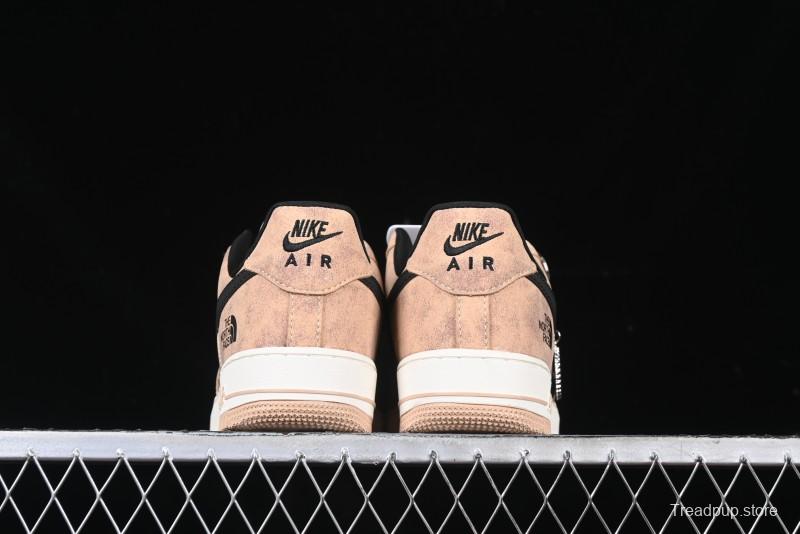 Nike Air Force 1'07 Low The North Face Collaboration - Mesh Brown Low-Top Casual Sneakers - KK1988-031