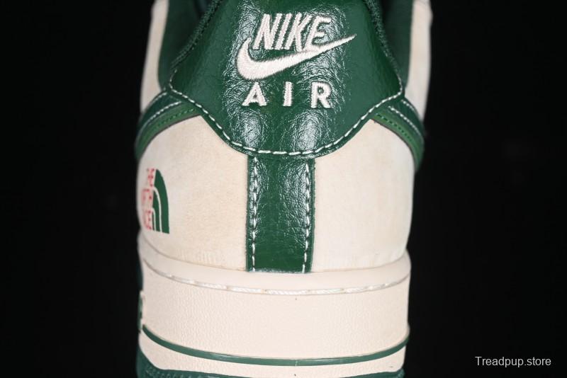 Nike Air Force 1 '07 Low The North Face Collaboration Green Snake Scale Casual Sneakers - DM6688-015