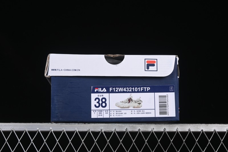 Fila Fusion Retro Mars Running Shoes with Lace-Up Design and Cushioned EVA Midsole - F12W432101FTP