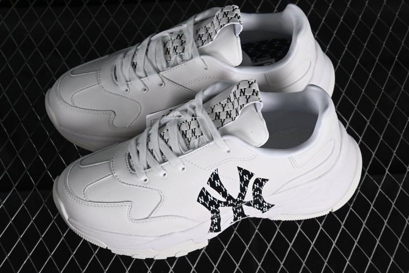 MLB Bigball Chunky Mono New York Yankees Thick Sole Casual Sneakers - 32SHCM01150W