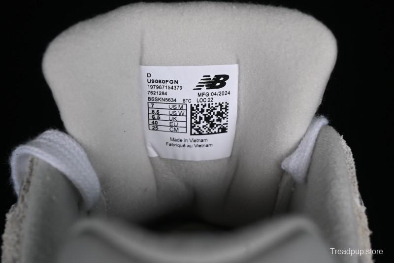 Joe Freshgoods x New Balance 9060 Retro Casual Running Sneakers with ABZORB Cushioning - U9060FGN