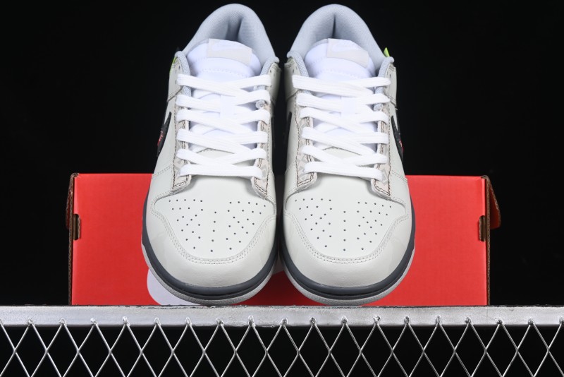 Nike Dunk Retro Low Grey Fog Panda Prank Mountain Theme Casual Sneakers - DD1391-103