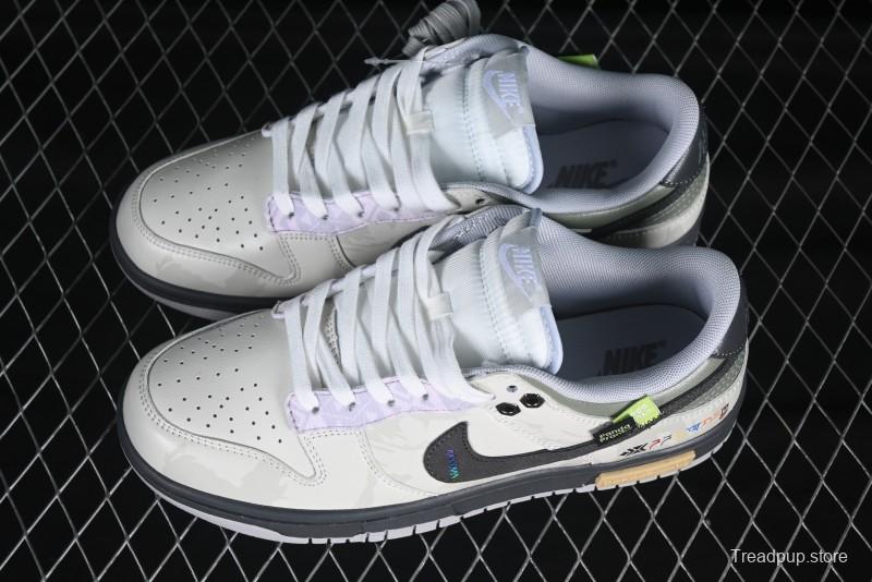 Nike Dunk Retro Low-Top Casual Sneakers with Panda Mischief Mountain Theme - DD1391-103