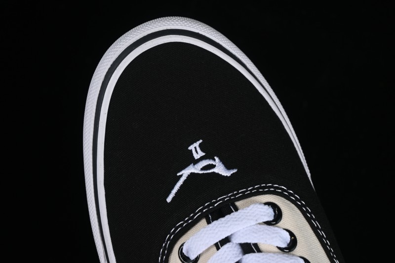 Vans Authentic Peace Dove Series Classic Canvas Patchwork Low-Top Skate Shoes - VN0009VBPB
