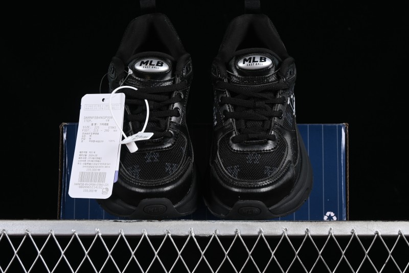New York Yankees NY MLB Fast Ball Classic Monogram 24SS Retro Casual Running Shoes - 3ARNFSB4N07BKS